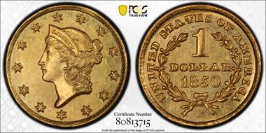 1850-C G$1 MS63