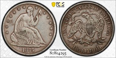 1875-CC 50C WB-10 Medium CC XF40