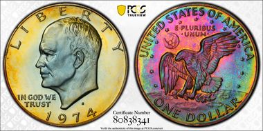 1974-S $1 Silver PR68CAM