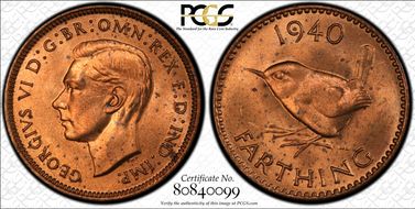 1940 1/4D S-4116 MS64RD