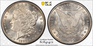 1890-CC $1 MS65+