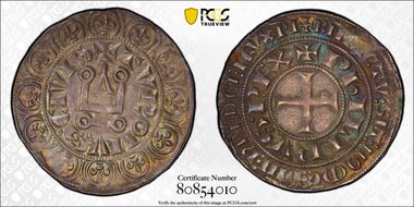 (1270-85) Gros T Dup-202 AU58