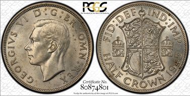 1945 1/2 Cr S-4080 MS63