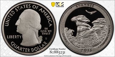 2016-S 25C Shawnee NP First Strike PR70DCAM