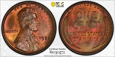 1933 1C MS64RB