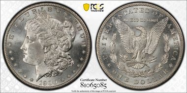 1900 $1 MS66