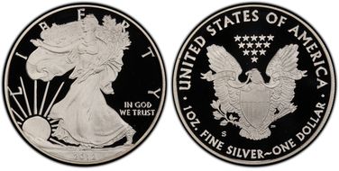 2012-W $1 Silver Eagle PR69DCAM