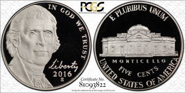 2016-S 5C   PR70DCAM