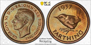 1937 1/4D S-4116 PR65BN