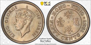 1951 50C KM-27.1 MS67