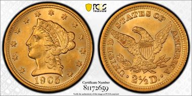 1905 $2.50 MS64