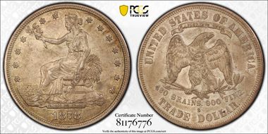 1878-S T$1 Trade AU58