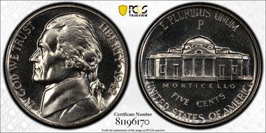 1942-P 5C Silver PR66