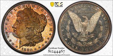 1880-S $1 MS63PL