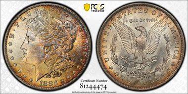 1883-O $1 MS64