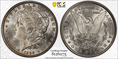 1889 $1 MS64