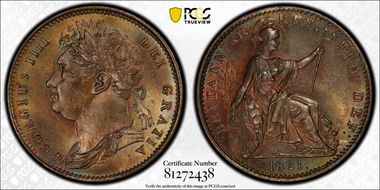 1821 1/4D S-3822 MS66BN