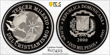 2000 2000 P Christianity Platinum PR69DCAM