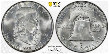 1950-D 50C RPM FS-501 MS66FBL