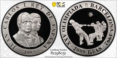 1992-M 2000 P Tug-of-war PR69DCAM