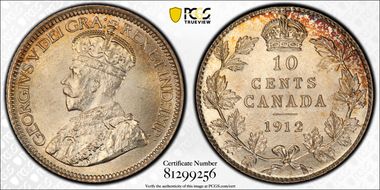 1912 10C MS67+