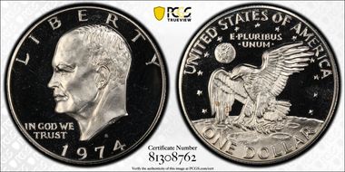 1974-S $1 Silver PR66CAM