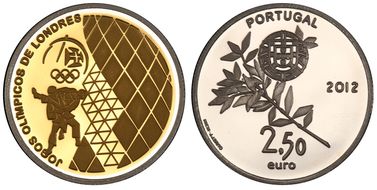 2012 € 2.5 London Olympics KM-816b PR67DCAM