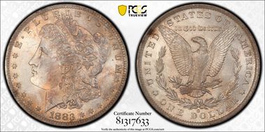 1883-O $1 MS64