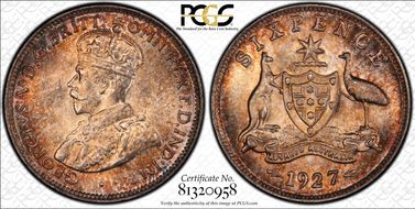 1927(m) 6D MS65