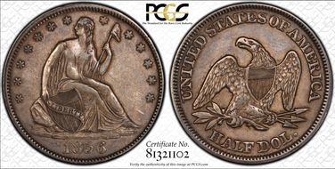 1856 50C AU50
