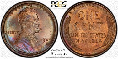1909-S VDB 1C MS64RB