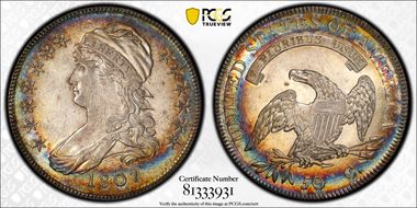 1807 50C O-113 MS63