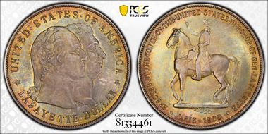 1900 $1 Lafayette MS66