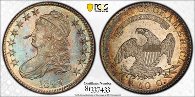 1822 50C O-106a MS64