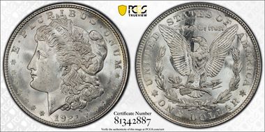 1921-D $1 MS66+