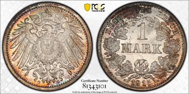 1915-G Mark J-17 MS67+