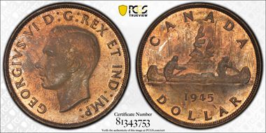1945 S$1 MS64