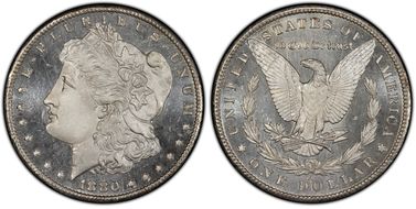 1880-CC $1 8/Low 7 MS66+ PL