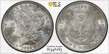 1893 $1 MS64+