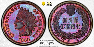 1869 1C PR66BN