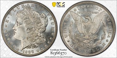 1888 $1 MS66