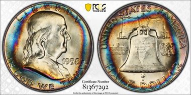 1958-D 50C MS64