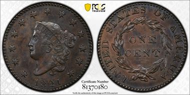 1821 1C N-2 AU58BN