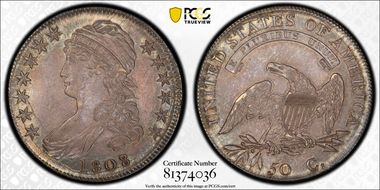 1808/7 50C MS62