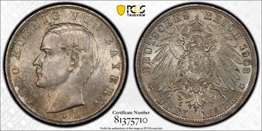 1908-D 3 Mk J-47 MS65