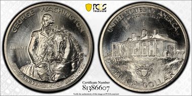 1982-D 50C Washington MS67