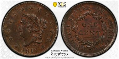 1817 1C N-5 MS63BN