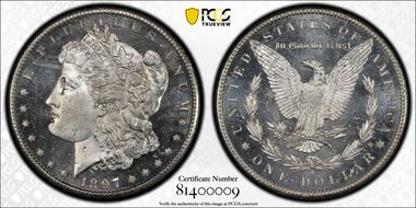 1897-S $1 MS64DMPL