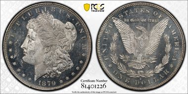 1879-S $1 VAM 51 Reverse of 1878 MS63PL