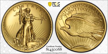 2009 $20 Ultra High Relief MS70